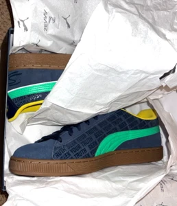 NEW Ayrton Senna PUMA A VIDA Suede Shoes BRAND NEW, Mens Size 11.5, Mint in Box - Picture 1 of 22