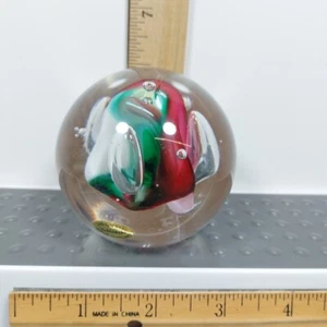 Fermacarte Adam Jablonski - Bolle controllate verde rosa bianco Made in Poland - Foto 1 di 11