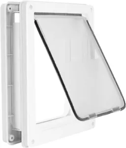 Large Doggie Door with Magnetic Locking Panel for Home Security - Durable & Weat - Picture 1 of 3