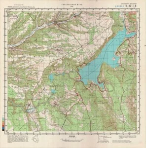 Mapa topográfico militar soviético ruso - RIEZ (Francia) 1:50 000, edición 1987 - Imagen 1 de 6