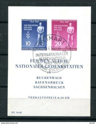 Germany 1955 Mi Block 11 First Day Special Cancel/CTO  10954 - Image 1 of 2