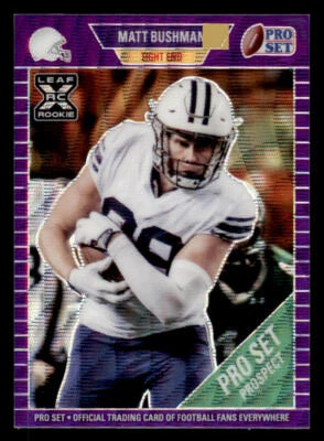 2021 Leaf Pro Set Metal Wave Purple #62 Matt Bushman /35 - Image 1 of 2