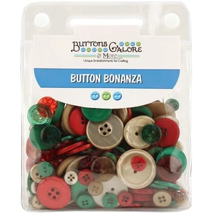 Botones Galore Botón Bonanza - Vintage Navidad - BB-45 - Imagen 1 de 2