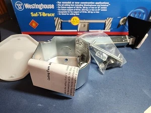Westinghouse 01400 Saf-T-Brace Installation Kit Lighting Ceiling Fans 2 1/8" Box - Picture 1 of 14