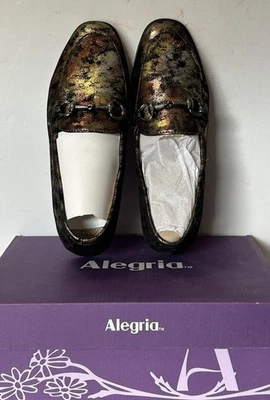 Mocasines sin cordones de cuero para mujer Alegria Aliya (talla EU 41-US 10,5-11) NUEVOS EN CAJA Foto 1 de 4