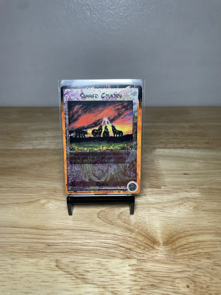 1995 Rage CCG Summer Country Ultra Rare Umbra Foil UR Realm White Wolf! - Image 1 of 4