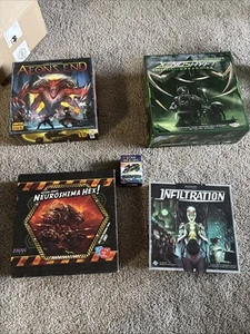 Board Game Lot Aeons End Neuroshima Hex Infiltration Xenoshyft Dreadmire - Picture 1 of 1