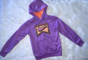 Nike Light Purple Logo Hoodie YMD 10/12 - Picture 1 of 4