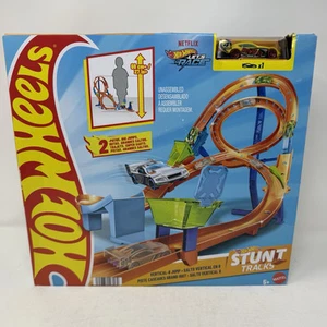 Hot Wheels Action Vertical-8 Jump Track Set 2 stopy wysokości tor z zabawkowym samochodem 1:64 - Zdjęcie 1 z 16