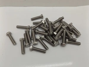 3/8"-16x1-1/2" Stainless Steel Hex Cap Screw #18-8SS (Bag of 37) 304 SS - Picture 1 of 3