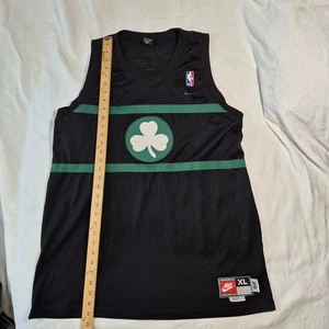 VTG TEAM NIKE BASKETBALL JERSEY BOSTON CELTICS PAUL PIERCE MENS XL BLACK - Picture 1 of 17