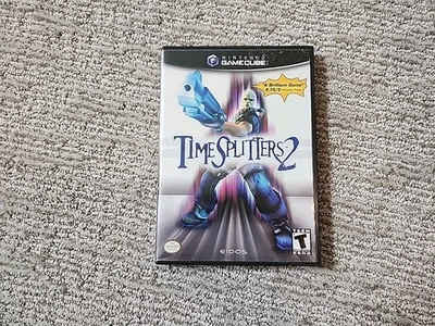 Time Splitters 2 (Nintendo GameCube, 2002) Complete CIB w Reg Card MINT DISC! - Image 1 of 4