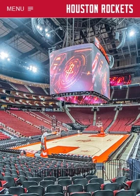 2 Tickets - Houston Rockets vs Phoenix Suns Section 112 Row 9 - Image 1 of 2