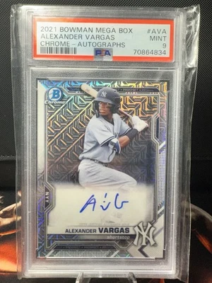 2021 Bowman - Mega Box Chrome Mojo Autographs Alexander Vargas #BMA-AVA (AU, RC) - Image 1 of 3