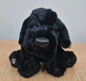 Ganz Webkinz Lab Plush Dog Black Puppy HM136 No Code 9" Stuffed Animal Toy - Picture 1 of 15