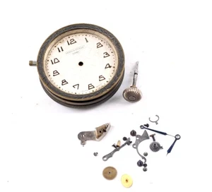 Sandoz Vuille 8 Day Car Clock For Parts/Repair-JP-24 - Picture 1 of 10