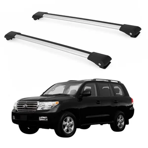 Roof Rack Cross Bars for Toyota Land Cruiser J200 V8 2008–2021 Silver 2Pcs - Picture 1 of 11