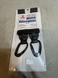 Pro Line Wader Suspenders Brown Long Lasting Elastic Adjustable New In Bag. - Picture 1 of 4