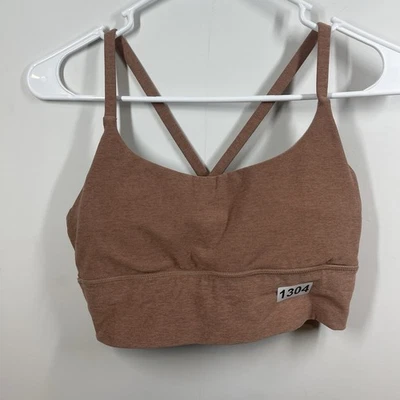 Vuori Long Line Elevation Bra Womens XS/S? Palo Santo Heather Athleisure - Image 1 of 4