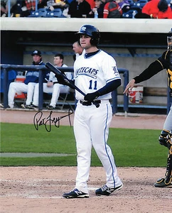 Pat Leyland auto signed photo Whitecaps Detroit Tigers prospect Jim eyland son - Picture 1 of 1