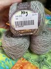 Plymouth Yarn Co-Incan Spice- Color Natural LOT of 3 Balls Already Wound 610 Yds