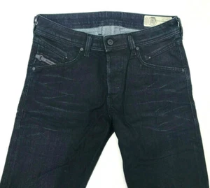 Diesel 'BELTHER 087AU REGULAR SLIM-TAPERED' Dark Blue Stretch Denim Size W30 L28 - Picture 1 of 12