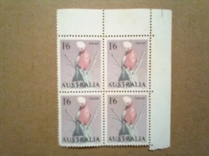 Pink Galah block of 4, 1/ 6, mint, see scans - Picture 1 of 2