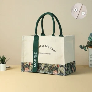 Floral Canvas Beach Bag Tote Bag for Women Gifts for Mom Teachers Bridesmaids - Picture 1 of 10