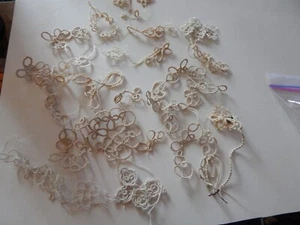 Antique VTG TATTING LACE TRIM - Picture 1 of 9