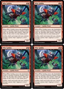 MTG - 4x WILY GOBLIN - Ixalan (U) - Picture 1 of 1