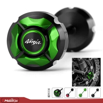 For Kawasaki Ninja H2 H2R 2017-2024 Front Wheel Axle Fork Slider Crash Protector - Imagem 1 de 4