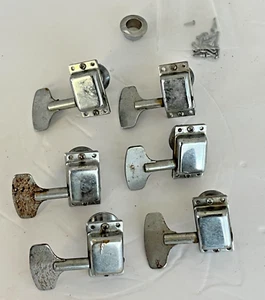 Lote de piezas de clavijas de afinación para bajo Teisco Conrad Tempo - a9 - Imagen 1 de 6