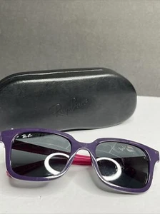 Ray-Ban Jr Kids Sunglasses RJ9066S 7021/B9 Purple/Pink Frames 47[]20-130 - Picture 1 of 9