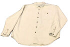 Tommy Bahama Button Up Down Shirt Long Sleeve 100% Silk Yellow Tan Dress Top L