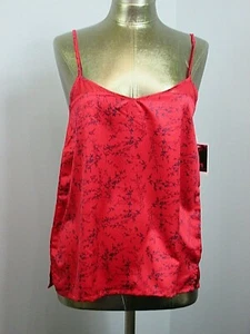 NWT Maidenform Red Camisole Top Womens Size M Chest 34 Spaghetti Strap 217-25054 - Picture 1 of 7