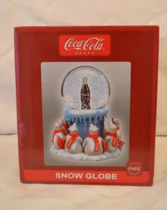 Coca Cola Spencer Regalos Exclusivos Osos Polares Mirando Botella Coca-Cola Globo de Nieve - Imagen 1 de 2