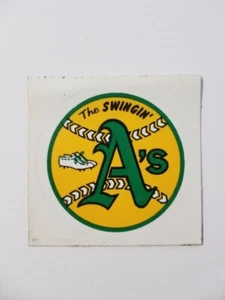 1976-77 KELLOGG'S CEREAL MLB TEAM STICKERS OAKLAND ATHLETICS - Picture 1 of 2
