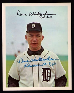 1967 Dexter Press Dave Wickersham Detroit Tigers SIGNED AUTOGRAPHED - Picture 1 of 2