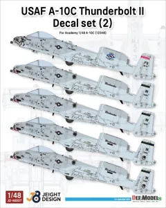 DEF MODEL 1/48 A-10C Thunderbolt II Decal set (2) for Academy kit(12348)#JD48007 - Picture 1 of 7