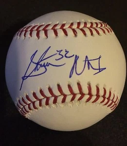 STEVEN MATZ NEW YORK METS SIGNED OML BASEBALL - Picture 1 of 1