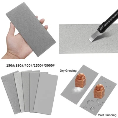 80-3000 Grit Square Diamond Stone Knife Sharpening Plate Whetstone Grinding Tool - Image 1 of 4