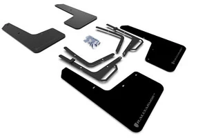 RALLYARMOR 2017-2020 FORD RAPTOR RALLY ARMOR UR MUD FLAPS BLACK WITH GREY LOGO - Foto 1 di 4