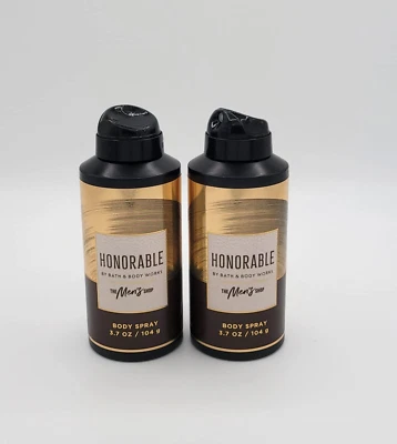 Bath & Body Works Honorable The Men's Shop Spray Desodorizante Corporal 3.7oz Juego de 2 Foto 1 de 3