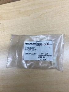 Original Hitachi Part # 996-530 NYLON CLIP C8FB2 P12RA C12FA - Picture 1 of 2