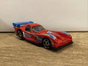 LOOSE 2001 Hot Wheels Mainline #206 Red, Blue, Silver Panoz GTR-1 - 1:64 Scale - Picture 1 of 11