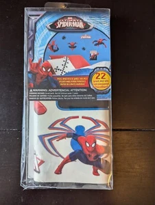 New MARVEL Spiderman Wall Decals Boys Bed Room Décor Stickers Repositionable - Picture 1 of 3