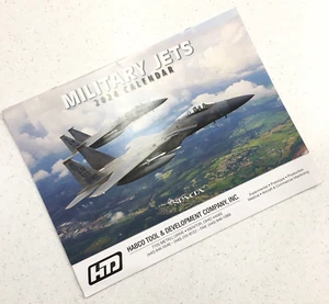 Military Jets SPARTA 2024 Wall Calendar 16" X 12" Habco Tool & Development Co. - Picture 1 of 4