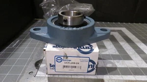 AMI UCFL208-24 2 Bolt Flange-Mount Ball Bearing Unit 1-1/2" Bore - Picture 1 of 4