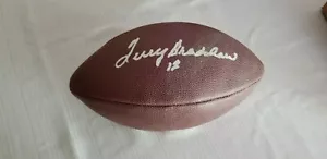 Terry Bradshaw SIGNED Football JSA#H87723 HOF Pittsburgh Steelers FOX Sports - Picture 1 of 3