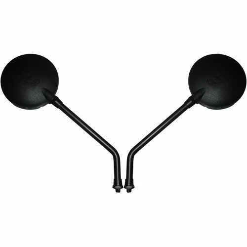 Mirrors 10mm Black Round L or R Fits KTM 625 SC Supermoto 2002 - Image 1 of 1